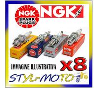 KIT 10 x CANDELE D'ACCENSIONE NGK SPARK PLUG BPR6ES STOCK NUMBER 7822