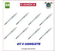 Kit 8 candelette Kamoka per BMW 7 E38 740 suf