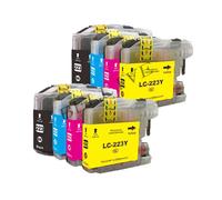 KIT 8 CARTUCCE COMPATIBILE PER BROTHER LC223 MFC-J5620DW DCP-J4120DW MFC-J880DW