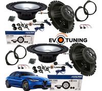 Kit 8 Casse Altoparlanti Alpine Sxe-1750S Ant+Post per Alfa Romeo Giulia