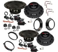 Kit 8 Casse Altoparlanti Anteriori e Posteriori RX6.2C per Fiat Panda 169 400W