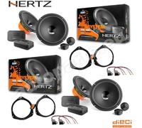 KIT 6 ALTOPARLANTI FIAT 500X ANTERIORI - POSTERIORI HERTZ 165MM