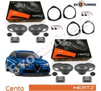 Kit 8 Casse Altoparlanti HERTZ CK 165 Anteriori e Posteriori per Alfa Giulia