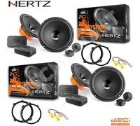 Kit 8 Casse Altoparlanti Hertz DSK 165.3 Ant+Post per Alfa Romeo 147 dal 2001