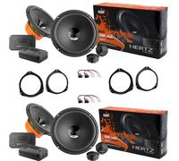 Kit 8 Casse Altoparlanti Hertz DSK 165.3 Ant+Post per Alfa Romeo Giulia