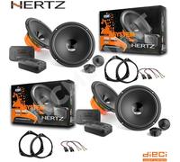 Kit 8 Casse Altoparlanti Hertz DSK 165.3 Ant+Post per Alfa Romeo Giulietta