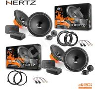 Kit 8 Casse Altoparlanti Hertz DSK 165.3 Ant+Post per Fiat Panda 169 dal 2003