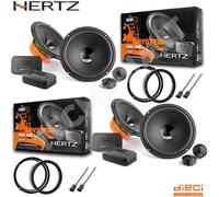 Kit 8 Casse Altoparlanti Hertz DSK 165.3 Ant+Post per Volkswagen Golf 7 (VII)