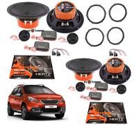 Kit 8 Casse Altoparlanti Hertz Dsk 165.3 Anteriori e Posteriori per Peugeot 2008