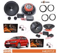 Kit 8 Casse Altoparlanti HERTZ Dsk 165.3 Anteriori e Posteriori per VW Polo 6R