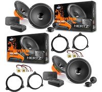 Kit 8 Casse Altoparlanti Hertz DSK 165 Anteriori e Posteriori per Renault Captur