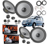 Kit 8 Casse Altoparlanti Hertz K 165 per Fiat Panda 169 dal 2003+Griglie Tweeter
