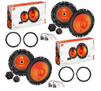 Kit 8 Casse Altoparlanti JBL Anteriore e Posteriore per Opel Crossland X