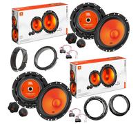 Kit 8 Casse Altoparlanti JBL Stage1 62CF Ant Post per VW Golf VI Variant