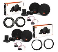 Kit 8 Casse Altoparlanti JBL Stage2 604C Anteriori e Posteriori per VW Touran