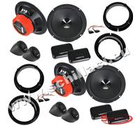 KIT 8 CASSE ALTOPARLANTI PER VW PASSAT dal 2005 ANT + POST HERTZ DSK 165.3 160