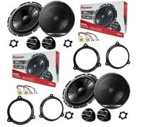 Kit 8 Casse Altoparlanti Pioneer Anteriori e Posteriori per Renault Captur