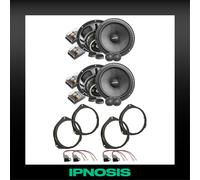 Kit 8 casse ETON da 16,5 cm Fiat 500X +2 Supporti Ant+2 Supporti Post+4 Conn