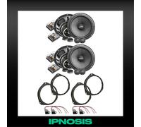 Kit 8 casse ETON da 16,5 cm Fiat 500X/500L +2 Supporti Ant+2 Supporti Post+4 Con