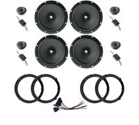 Kit 8 Casse FOCAL ASE 165 per VW Golf IV da 165mm con 2 Supporti Anteriori, 2 Posteriori e 4 Connettori