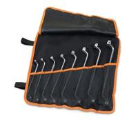 Kit 8 chiavi poligonali doppie curve in busta avvolgibile Beta 90/B8N