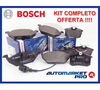 KIT 8 PASTIGLIE FRENO BOSCH VW GOLF 4 IV 1.4 1.6 16V ANT + POST BENZINA PATTINI