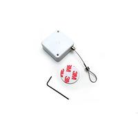 KIT 8 PEZZI ANTITACCHEGGIO L 1,5MT COLORE BIANCO - con cavetto e avvolgitore a ritenuta automatica