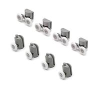 Kit 8 pz cuscinetti di ricambio vetro box doccia anta scorrevole Mix 1