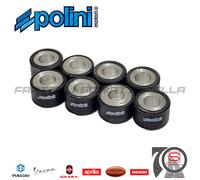 Kit 8 Rulli 20x12 Gr. 12 Multivar Polini e Variatore Originale Yamaha Kymco M...