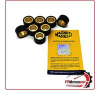 KIT 8 RULLI MASSETTE VARIATORE 28X20 25G PER HONDA SILVERWING 400 SW-T MARELLI