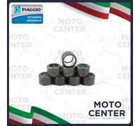 KIT 8 RULLI NERI 25x16 Gr. 16,0 PIAGGIO BEVERLY 4T 4V IE EURO3 SPORT TOURING 35