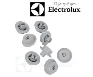 KIT 8 RUOTE PER CESTO INFERIORE LAVASTOVIGLIE AEG ELECTROLUX E AEG