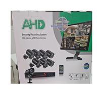 KIT 8 TELECAMERE VIDEOSORVEGLIANZA AHD IP CLOUD DVR 8 CANALI HD INFRAROSSI 5G