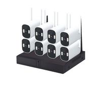 KIT 8 TELECAMERE WIFI CON NVR ARCHIVIAZIONE RILEVAMENTO UMANO WIBY TV-Q32HF-XM