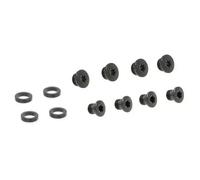 Kit 8 viti + 4 distanziatori per movimento centrale Campagnolo Chorus Noir