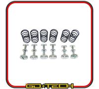 KIT 8 VITI con MOLLE FIANCHETTI PIAGGIO CIAO 50 SET RITEGNI FIANCATINE LATERALI