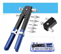 KIT 86 PZ RIVETTATRICE PER INSERTI RIVETTI FILETTATI FILETTI M3 M4 M5 M6 M8