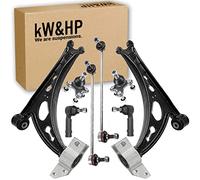 KIT 8PZ BRACCI BRACCETTI OSCILLANTI ANTERIORI BIELLETTE E TESTINE STERZO COMPATIBILE CON GOLF V, VI, TOURAN, A3