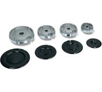 KIT 8PZ BRUCIATORI E PIATTELLI COMPATIBILI CON ARISTON NARDI DOPPIO FORO MOD