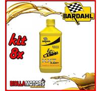 KIT 8X LITRO OLIO BARDAHL KXT KART OLIO MOTORE PER GO-KART 1LT - 8x 112302112A