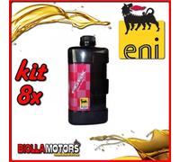 KIT 8X LITRO OLIO ENI FORK OIL 15W FORCELLA - 8x E142896