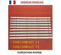 Kit 9 Barres Strip 4 Led Tv Tcl 55Hr330M04A0 55Hr330M04B0 55Up120 55Up130