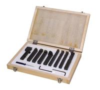 Kit 9 utensili per tornio ferro metallo 12 mm Holzmann 9tlg12