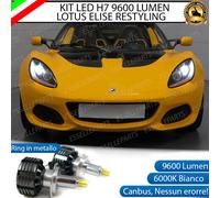 KIT A LED H7 LOTUS ELISE RESTYLING CANBUS 6000K XENON 9600 LUMEN NO AVARIA LUCI