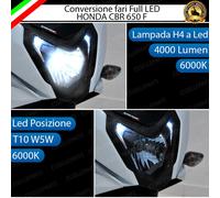KIT A LED HONDA CBR 650 F 2014-2017 ANABBAGLIANTE ABBAGLIANTE H4 POSIZIONE T10