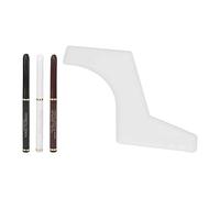 Kit a matita per lo stile della barba uomo impermeabile a lungo durata della barba di ripieno bell'aspetto per il contorno del viso 4pcs