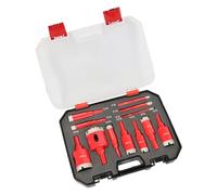 Kit A Per Piastrelle - Punte Da Trapano Antiscivolo Per Uso A Secco, Taglierina Per Porcellana Ad Alta Precisione | Set In Acciaio Temprato Durevole 20x15x5 Cm, Strumento Di Installazione D