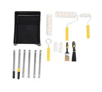 Kit a rulli di vernice professionale con aste in acciaio inossidabile coperture per rulli per la parete del vassoio set di pittura da parete per mobili a soffitto dipinto in