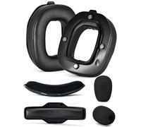 Kit A40 TR Mod - defean cuscinetti auricolari e archetto di ricambio compatibili con cuffie Astro Gaming A40 TR, padiglioni auricolari, schiuma a riduzione del rumore ad alta densità, spessore