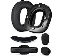 Kit A40 TR Mod - defean cuscinetti auricolari e archetto di ricambio compatibili con cuffie Astro Gaming A40 TR, padiglioni auricolari, schiuma di riduzione del rumore ad alta densità, spessore